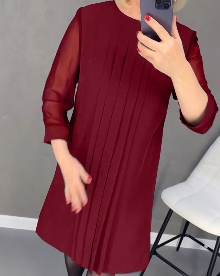 MARGOT™ - Elegant Pleated Dress