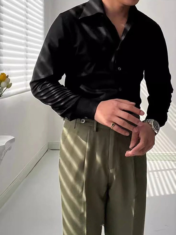 ALFIERI™|CAMICIA ELEGANTE SCOLLO A V