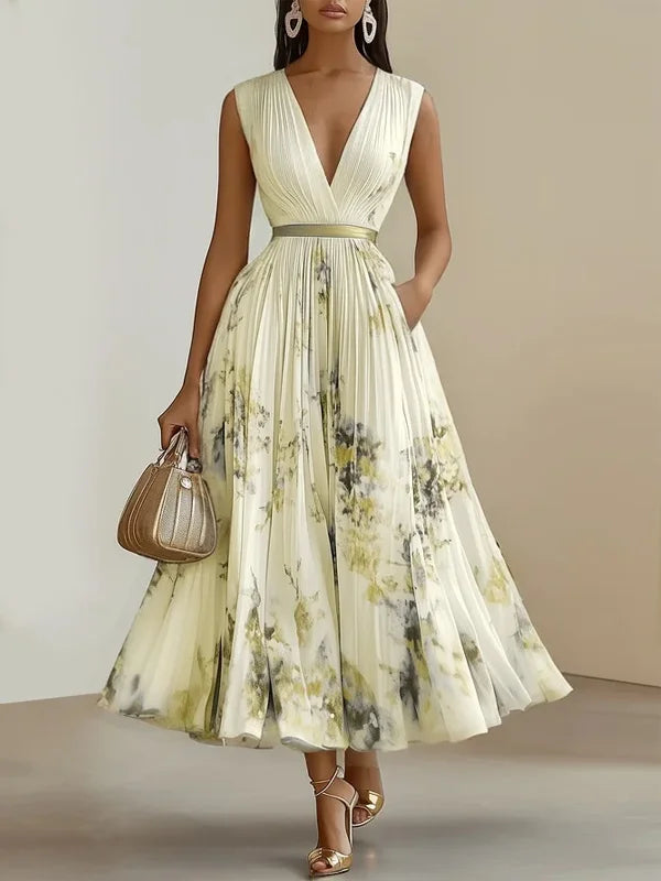 BIANCHELLA™|ABITO LUNGO ACQUERELLO