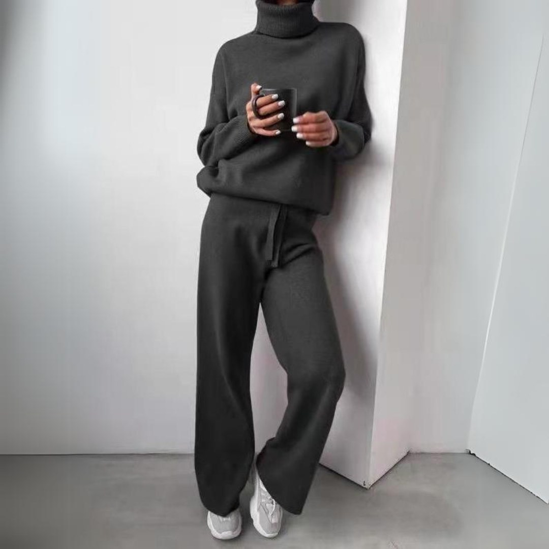 LUXARA™ - Elegant Turtleneck Set