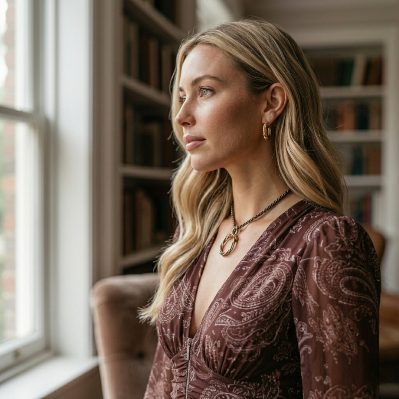 Amelia™ Paisley Zip Maxi Dress