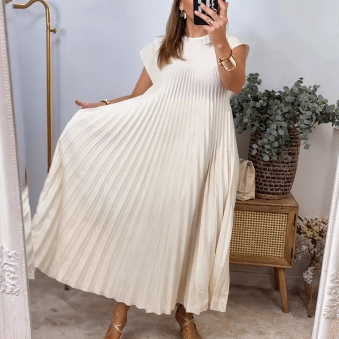 NAYLA™ - Flowing Pleated Dress
