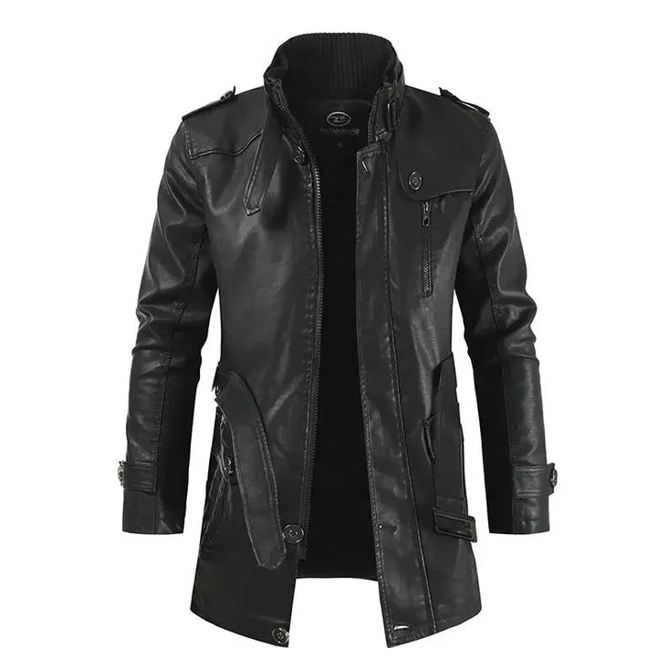 ANDRE™|GIACCA LUNGA ELEGANTE BIKER